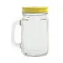  Drinking jar 500 ml with straw