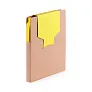  Memo holder, notebook A6, sticky notes, ball pen