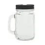  Drinking jar 500 ml with straw