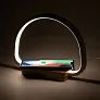  Desk lamp, bamboo wireless charger 10W
