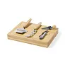  Bamboo cheese and wine set