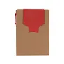  Memo holder, notebook A6, sticky notes, ball pen