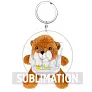Hazel Plush teddy bear, keyring