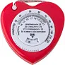  Measuring tape 1,5 m "heart" with BMI