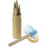  Colour pencil set with pencil sharpener