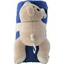  Plush teddy bear with blanket