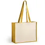  Laminated jute shopping bag with laminated cotton element