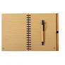  Bamboo notebook A5 with ball pen