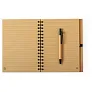  Bamboo notebook A5 with ball pen