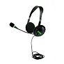  Headset: headphones with microphone