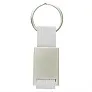  Keyring with metal badge