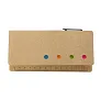  Memo holder, ruler, sticky notes, ball pen