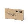  Bamboo USB hub 2.0 with USB type C