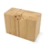  Bamboo salt and pepper set