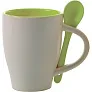  Ceramic mug 300 ml with spoon