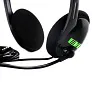  Headset: headphones with microphone