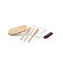  Glass lunch box 700 ml, bamboo lid and cutlery
