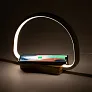  Desk lamp, bamboo wireless charger 10W