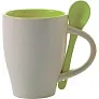  Ceramic mug 300 ml with spoon