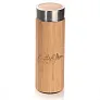  Bamboo vacuum flask 300 ml with sieve stopping dregs