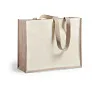  Laminated jute shopping bag with laminated cotton element