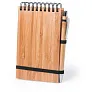  Bamboo notebook A6 with ball pen
