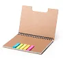  Memo holder, notebook approx. A5, sticky notes