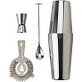  Cocktail set, shaker, 4 pcs