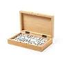  Domino game in bamboo box