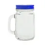  Drinking jar 500 ml with straw