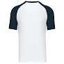 BASEBALL Majica kratkih rukava s dvije boje - 165 g/m² - Kariban
