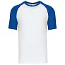 BASEBALL Majica kratkih rukava s dvije boje - 165 g/m² - Kariban