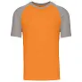 BASEBALL Majica kratkih rukava s dvije boje - 165 g/m² - Kariban