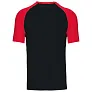 BASEBALL Majica kratkih rukava s dvije boje - 165 g/m² - Kariban