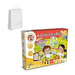 Educational toy supplied with a kraft paper gift bag (100 g/m²)