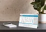  "POSLOVNI SIVO - PLAVI" 13 sheets, format: 20,5x14,5 cm, desk calendar, envelope, P/50