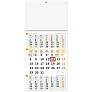  "Poslovni NARANČASTI" three month calendar, 12 sheets, format: 29,5x62cm, PVC bag, date indicator, P/50 NOT BOUND