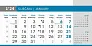  "POSLOVNI SIVO - PLAVI" 13 sheets, format: 20,5x14,5 cm, desk calendar, envelope, P/50