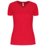  LADIES’ V-NECK SHORT SLEEVE SPORTS T-SHIRT - Proact