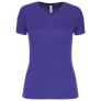  LADIES’ V-NECK SHORT SLEEVE SPORTS T-SHIRT - Proact