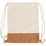  Cotton drawstring bag with cork element