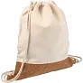  Cotton drawstring bag with cork element