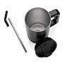 Cube RCS certified recycled steel mug 800ml - XD Collection