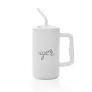 Cube RCS certified recycled steel mug 800ml - XD Collection