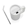 Cube RCS certified recycled steel mug 800ml - XD Collection