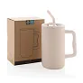 Cube RCS certified recycled steel mug 800ml - XD Collection