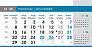  "POSLOVNI SIVO - PLAVI" 13 sheets, format: 20,5x14,5 cm, desk calendar, envelope, P/50