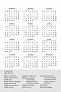  "TRODJELNI STOLNI VERTIKALNI" 12 sheets, format: 10x19 cm, desk calendar, P/50