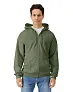 SOFTSTYLE® MIDWEIGHT FLEECE ADULT FULL ZIP HOODED SWEATSHIRT - Gildan