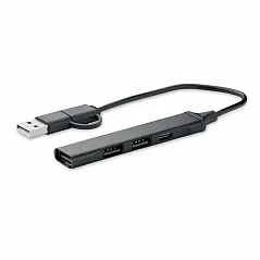 USB hub s četiri priključka, 19 cm